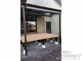 のテラス屋根 ソラリア F型 テラスタイプ 単体 積雪〜20cm対応 施工例