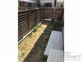 のフェンス・柵 モクハイフェンス フリーポールタイプ 施工例