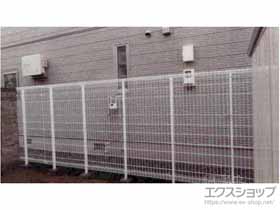 のフェンス・柵 ハイグリッドフェンス11型 高尺タイプ　フリーポールタイプ 施工例