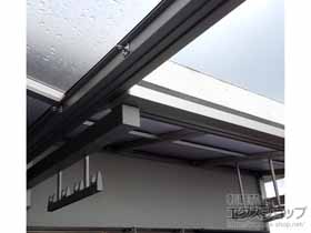 のバルコニー・ベランダ屋根 ソラリア F型 ルーフタイプ 単体 積雪〜20cm対応+吊り下げ式物干し 施工例