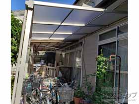 のテラス屋根 ソラリア F型 テラスタイプ 単体 積雪〜20cm対応 施工例