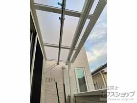 LIXIL(リクシル)のバルコニー屋根 スピーネ F型 屋根タイプ 単体 積雪〜20cm対応 施工例