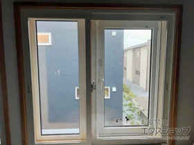 LIXIL リクシル(トステム)の内窓（二重窓・二重サッシ） インプラス 引違い窓 変則2枚建 施工例