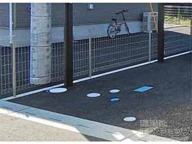 のフェンス・柵 イーネットフェンス 3F型 自由柱タイプ 施工例
