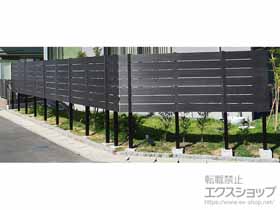 のフェンス・柵 プラド/one(ワン)フェンス ジョイントあり仕様 高尺タイプ 7段 隙間10mm 施工例