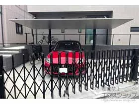 LIXIL(リクシル)のカーポート カーポートSC 積雪〜20cm対応+着脱式サポート柱 施工例