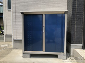 の物置・屋外倉庫 グランプレステージジャンプ 1120×530×1100 GP-115D-T-DB 施工例