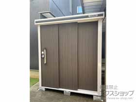 の物置・屋外倉庫 エルモ 積雪型 1870×2220×2118 LMDS-1822-DW 施工例