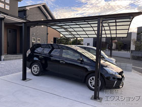 のカーポート アリュース ツイン　積雪〜20cm対応 施工例