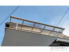 のバルコニー・ベランダ屋根 ソラリア F型 屋根タイプ 単体 積雪〜20cm対応 施工例