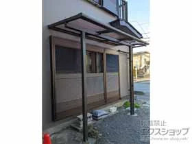 LIXIL(リクシル)のテラス屋根 スピーネ F型 テラスタイプ 単体 積雪～20cm対応 施工例