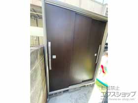 の物置・屋外倉庫 エスモ 一般型 1500×774×1913 ESF-1507A-WC 施工例