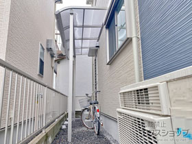 のテラス屋根 プレシオステラスII R型 テラスタイプ 単体 積雪〜20cm対応 施工例