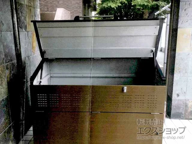 ヨドコウのゴミステーション ダストピット Sタイプ DPSA-1300 1300L 施工例