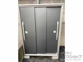 ヨドコウの物置・収納・屋外倉庫 エスモ 一般型 小型物置 1215×674×1613 施工例