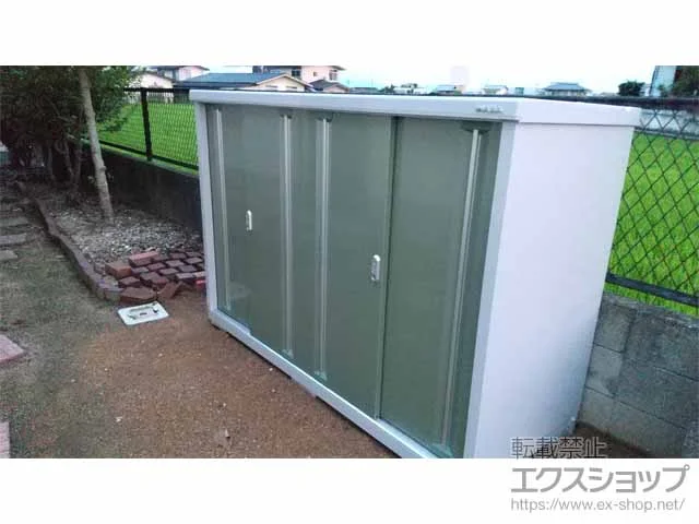 イナバの物置・収納・屋外倉庫 シンプリー 一般型 1940×755×1303 MJX-197CP-JG 施工例