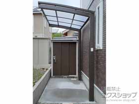 のサイクルポート・駐輪場 ネスカRミニ (ラウンドスタイル) 積雪〜20cm対応 施工例