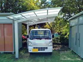 YKKAPのカーポート アリュース　積雪～20cm対応 施工例
