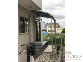 のテラス屋根 プレシオステラスII R型 テラスタイプ 単体 積雪〜20cm対応 施工例