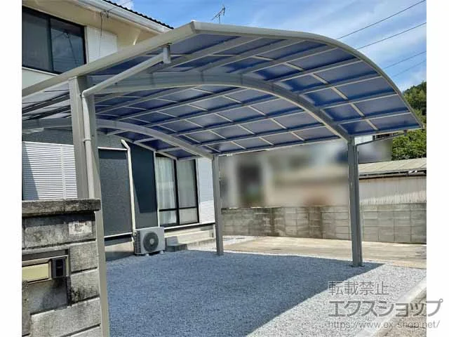 YKKAPのカーポート アリュース ツイン　積雪～20cm対応 施工例