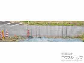 YKKAPのフェンス・柵・塀 イーネットフェンス 3F型・自由柱施工 施工例