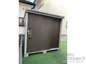 ヨドコウの物置・収納・屋外倉庫 エルモ 一般型 2220×1520×2120 LMD-2215-DW 施工例