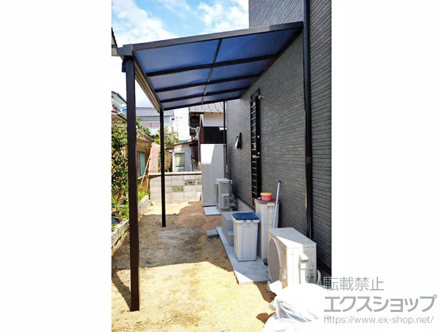 YKKAPのテラス屋根 ソラリア F型 テラスタイプ 単体 積雪～20cm対応 施工例