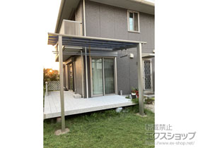 のテラス屋根 レセパ Lタイプ 独立タイプ 積雪〜20cm対応 施工例