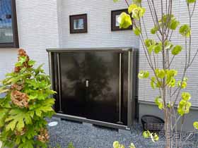 千葉県柏市のイナバの物置・収納・屋外倉庫 ナイソーシスター　1520×580×1303 KMW-156C-P-CB 施工例