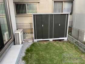 東京都狛江市のイナバの物置・収納・屋外倉庫 シンプリー 一般型 2160×755×1603（MJX-217DP） MJX-217DP-EB 施工例