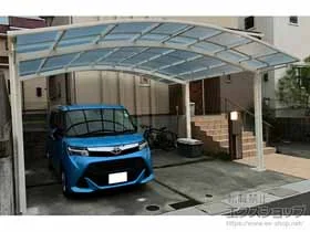 YKKAPのカーポート アリュース ツイン　積雪～20cm対応 施工例