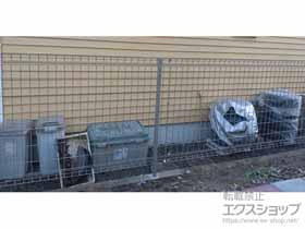 のフェンス・柵 イーネットフェンスA1F型 自由柱タイプ 施工例