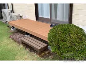 Value Selectのウッドデッキ マージウッドデッキ 施工例