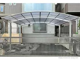 YKKAPのカーポート アリュース ツイン　積雪～20cm対応 施工例