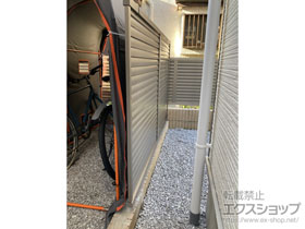 のフェンス・柵 フェンスAB YL3型 横ルーバー3　フリーポールタイプ 施工例