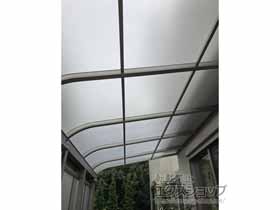 のテラス屋根 ソラリア R型 テラスタイプ  多連結セット  積雪〜20cm対応 施工例