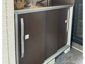 の物置・屋外倉庫 エスモ 一般型 1500×674×1113 ESF-1506Y-WC 施工例