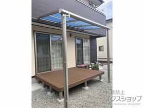 のテラス屋根 ソラリア F型 テラスタイプ 単体 積雪〜20cm対応 施工例