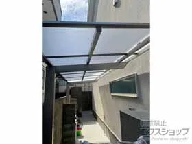 LIXIL(リクシル)のサイクルポート ネスカFミニ (フラットスタイル) 積雪〜20cm対応 施工例