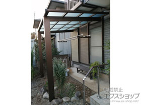 のテラス屋根 レセパ Lタイプ 独立タイプ 積雪〜20cm対応 施工例