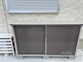 の物置・屋外倉庫 グランプレステージジャンプ 1879×530×1100 GP-195D-F-CB 施工例