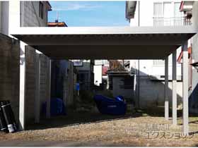 のカーポート ジーポートPro 積雪150cm対応 2台用 角柱6本柱 施工例