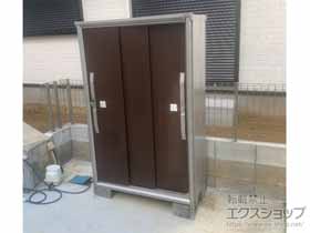 の物置・屋外倉庫 エスモ 一般型 1065×537×1614 ESF-1005D-WC 施工例