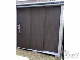 の物置・屋外倉庫 エルモ 積雪型 2220×1520×2120（LMDS-2215） LMDS-2215-DW 施工例