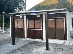 のカーポート ネスカR (ラウンドスタイル) 積雪〜20cm対応 施工例