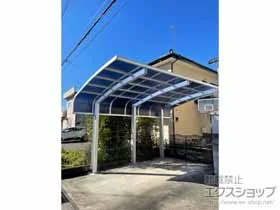 YKKAPのカーポート レイナキャップポートグラン50 積雪〜50cm対応 施工例