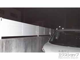 のフェンス・柵 ミエーネフェンス 目隠しルーバータイプ  自由柱施工 施工例