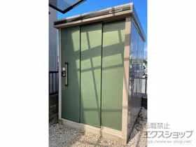 ヨドコウの物置 エルモ 一般型 1520×1870×2118 LMD-1518-EG 施工例
