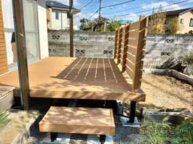 YKKAP�̃E�b�h�f�b�L ���E�b�h�f�b�L 200�{ �Ɨ������E�b�h�X�e�b�v2�^�{���E�b�h�f�b�L�t�F���X3�^�����X���b�g�� �{�H��