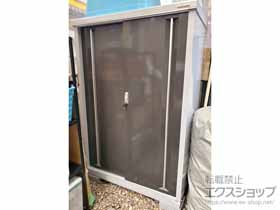 の物置・屋外倉庫 シンプリー 一般型 1100×615×1603（MJX-116D-EB） MJX-116D-EB 施工例